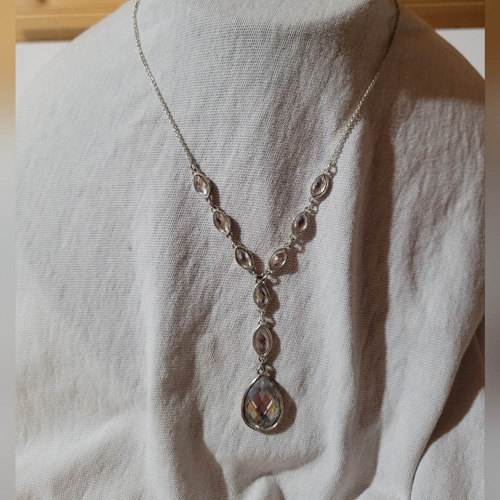 Y2K rhinestone necklace